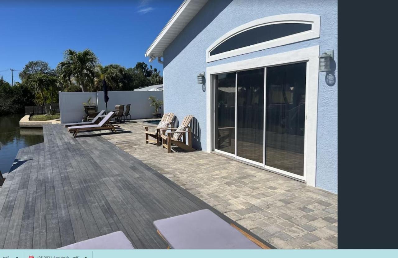 Pool/Waterfront Home 5 Min Walk To Siesta Key Village And Beach Екстер'єр фото